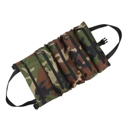 Pahal PIZIPPER02 Tool Wrench Roll Bag with 5 Zipper Pockets Carrier Bag-43