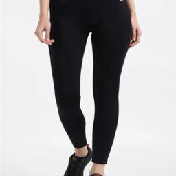 Reebok Jet Black Mid Rise Sports Tights-picture-34