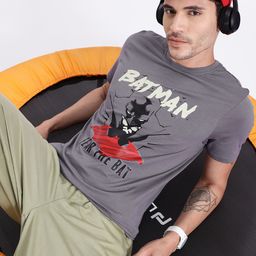 Kook N Keech Batman Printed Pure Cotton T-shirt-image-49