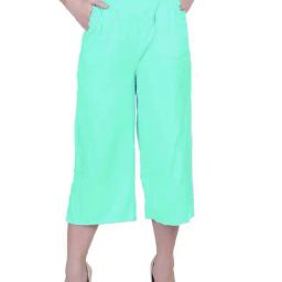 PATRORNA Mint Mid Rise Regular Fit Modern Trousers-image-92