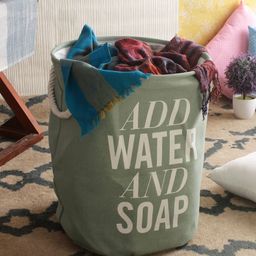 Cortina Unisex Green Printed Foldable Laundry Bag-41