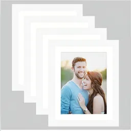 Art Street White Wood Wall Photo Frames (Pack of 4)-image-52