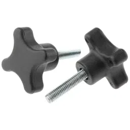 RS PRO Black 4-Arm Clamping Knob M6 Threaded Stud, 7027692-image-46