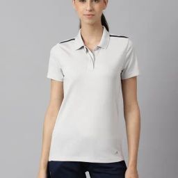 ALCIS Light Grey Polo T-Shirt-image-2