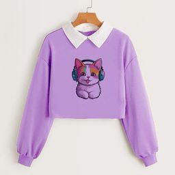 RAMADHUTA Girls Purple Tshirts-41
