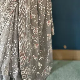 Anouk Embellished Sequinned Saree image 2