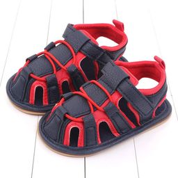 KIDLINGSS Velcro Closure Hollow Design Sandal Style Booties - Red-image-32