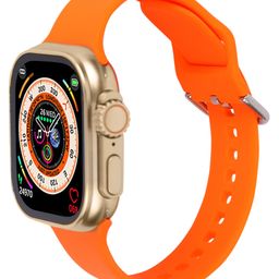IKALL W8 Smartwatch with 2.19" Display with IP68 Water Resistant, Sp02 Tracking and Wireless Charging (Multiple Sports Modes, Bluetooth Calling) (Orange)-27