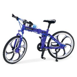 Toysire Metal Bicycle Toy for Kids Ornaments Desktop Mini Retro Style Cross Mountain Racing Bicycle Figurines Home Decoration Toy-18