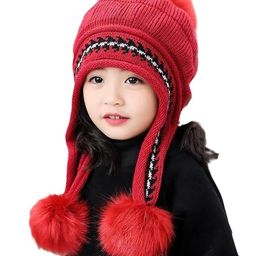 SYGA Wool Knitted Cap - Red-image-95