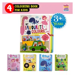 hellofriend books My Favourite 4 in 1 Early Learning Practice Colouring Activity Books for Kids, Children and Toddlers (Pack of 4) - English-picture-23
