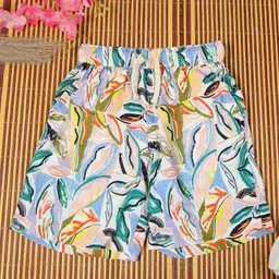 The Lion and the Fish Viscose Abstract Printed Shorts - Multi Colour-picture-39