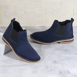 Jazzy Juniors Solid Boots - Navy-picture-41