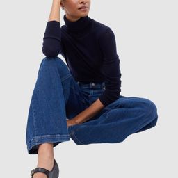 GAP Women Turtle Neck Long Sleeve Pullover Sweater-45