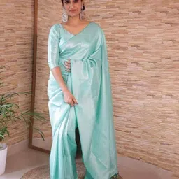 Quelea Woven Design Zari Pure Silk Banarasi Saree-image-74