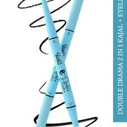 GLAM21 Double Drama Kajal & Eyeliner 37 g - Black-20