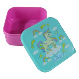 Smily Kiddos 4 in 1 Lunch Box Unicorn Themed Set Of 4 - Multicolor image 3