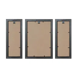 nest ART Set of 3 Multicoloured Synthetic Wood Abstract Wall Art image 4