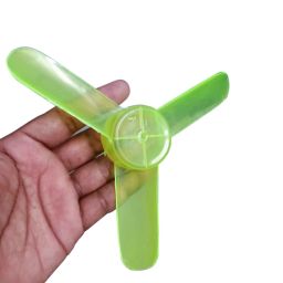 3 Blade DC Motor Fan Propeller FAN Three Leaf Blade Diameter 150mm Shaft Diameter 4mm Plastic 3 Blade Wings Fan For DIY Making Mini DC Fan DIY Accessories - Green - RS56203 Blade DC Motor Fan Propeller FAN Three Leaf Blade Diameter 150mm Shaft Diameter 4mm Plastic 3 Blade Wings Fan For DIY Making Mini DC Fan DIY Accessories - Green - RS5620-17