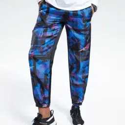 Reebok Blue Regular Fit Printed Sports Joggers-picture-32