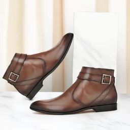 Hitz Luxure Men's Brown Casual Boots-image-23