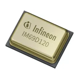 Infineon MEMS MICROPHONE, 3.6V, MODULE, IM69D120V01XTSA1-0