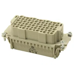 Harting Heavy Duty Connector Inserts / Modules RECTANGULAR INSERT, SOCKET, 16B, 72 POSITION, 09160723101-11