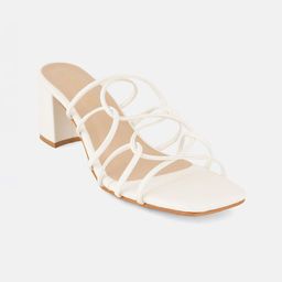 DressBerry PU Party Block Gladiators with Tassels-1