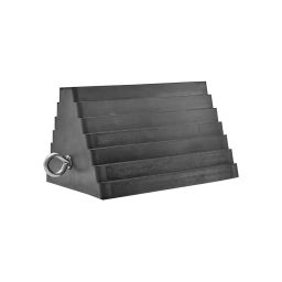 Zephyr Wheel Chocks with Eye-Bolt Rubber Black, ZRWC01-35
