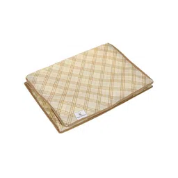 Kuber Industries Set Of 12 Cream-Colour & Brown Checked Saree Covers image 5
