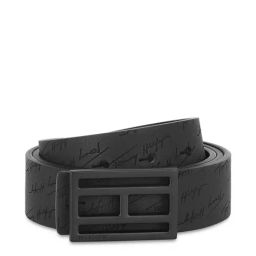 Tommy Hilfiger Ettore Black Leather Waist Belt for Men-image-75