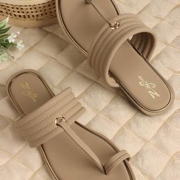 ZAYSOO Women Solid One Toe Flats-19