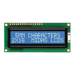 MIDAS DISPLAYS DISPLAY, ALPHANUMERIC, 16X2, WHITE, MC21605C6W-BNMLW-V2-picture-4