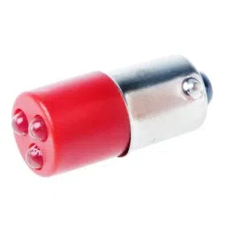 RS PRO Red Panel Mount Indicator 130V AC, Mounting Hole Size 25 x 10 mm, Termination Type , Model No 206356-7