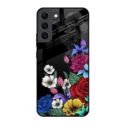 QRIOH Floral Printed Samsung Galaxy S22 Back Case Mobile Accessories-picture-21
