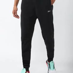 Reebok Black Regular Fit Sports Joggers-image-86