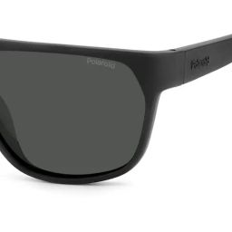 Polaroid Grey UV Protection Rectangular Sunglasses for Men image 3