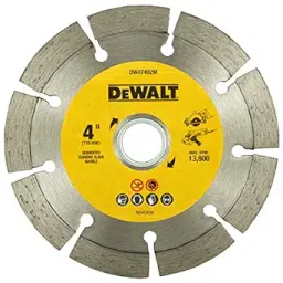 Dewalt 4 Inch Segmented Diamond Marble Cutting Blade, DW47402M-IN-84