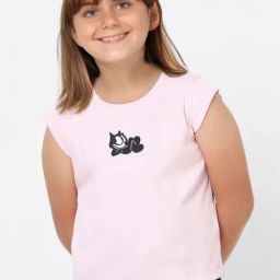 KIDS ONLY Pink Printed T-Shirt-image-34