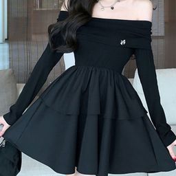 Mast & Harbour Off-Shoulder Fit & Flare Dress-picture-28