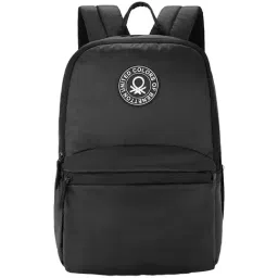 United Colors of Benetton Max 18 Ltrs Black Medium Laptop Backpack-9
