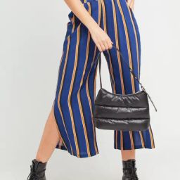 Zink London Blue Striped Regular Fit High Rise Palazzos-picture-17