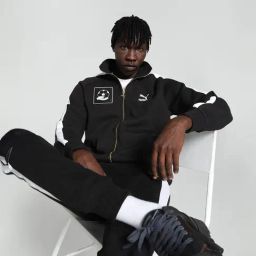 Puma T7 Black Regular Fit High Neck Jacket-43