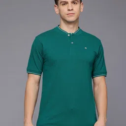 Raymond Henley Neck Pure Cotton Modern Fit T-shirt-picture-18