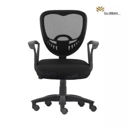 Da URBAN Carex Black Mid Back Revolving Mesh Ergonomic Chair for Home & Office-image-61