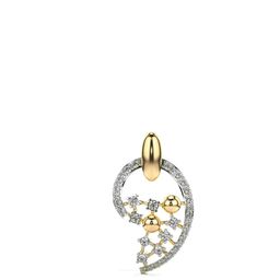 VALANOVA Women 14k Gold Lab Grown Diamond 0.36 CTs Pendent 2.1 gm-image-58