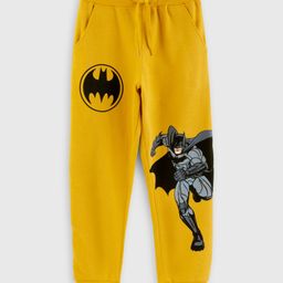 Nap Chief 100% Cotton DC Comics Superheroes Featuring Batman Printed Jogger - Yellow-image-92