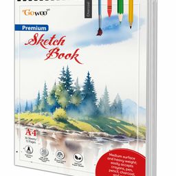 A4 Premium Sketch Book : Sketching and Drawing Paper, Top Spiral-Bound Sketchpad, 36 Sheets 140 GSM Thick Paper for Painting and Sketching-8