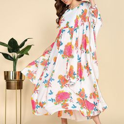 Jash Creation Floral Printed Round Neck Anarkali Kurta With Dupatta-29