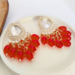 Anouk Teardrop Shaped Chandbalis Earrings-51